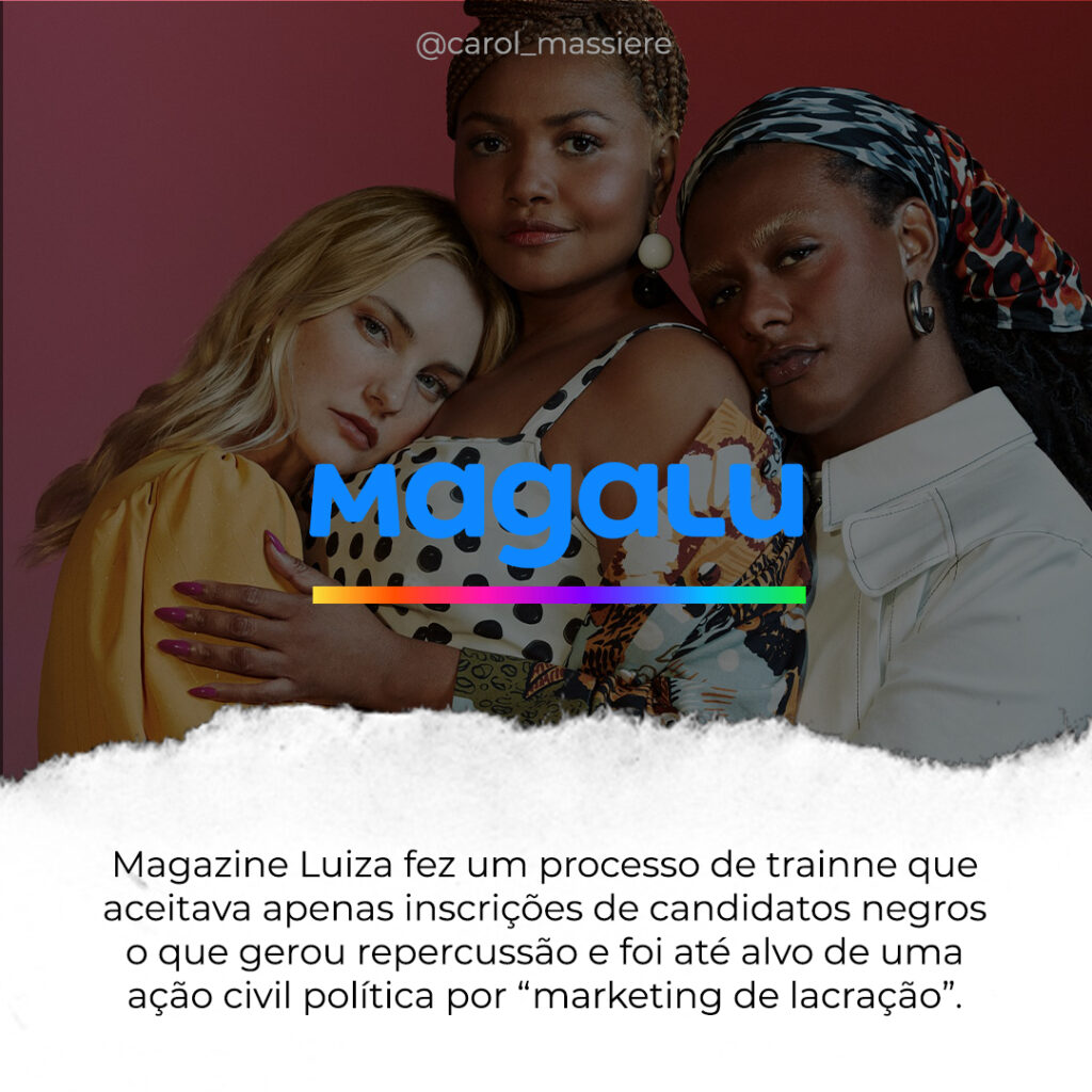 os perigos da pressa de querer chamar atencao a qualquer custo, carol massiere, carolina massiere, burguer king, magalu, natura